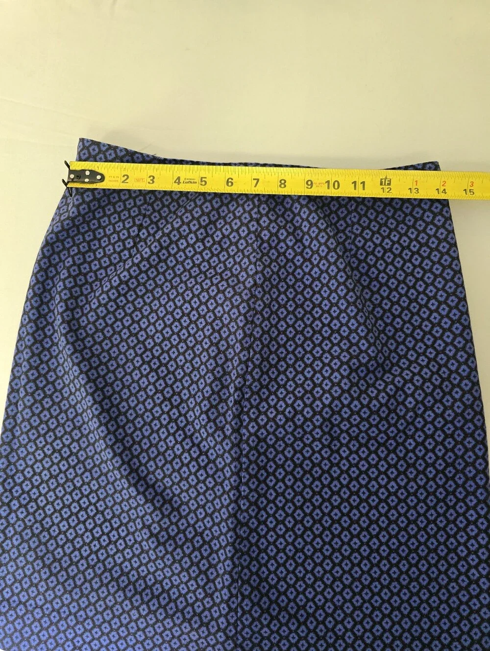 L.L.Bean Favorite Fit Blue Skirt Size 2 - Picture 8 of 10